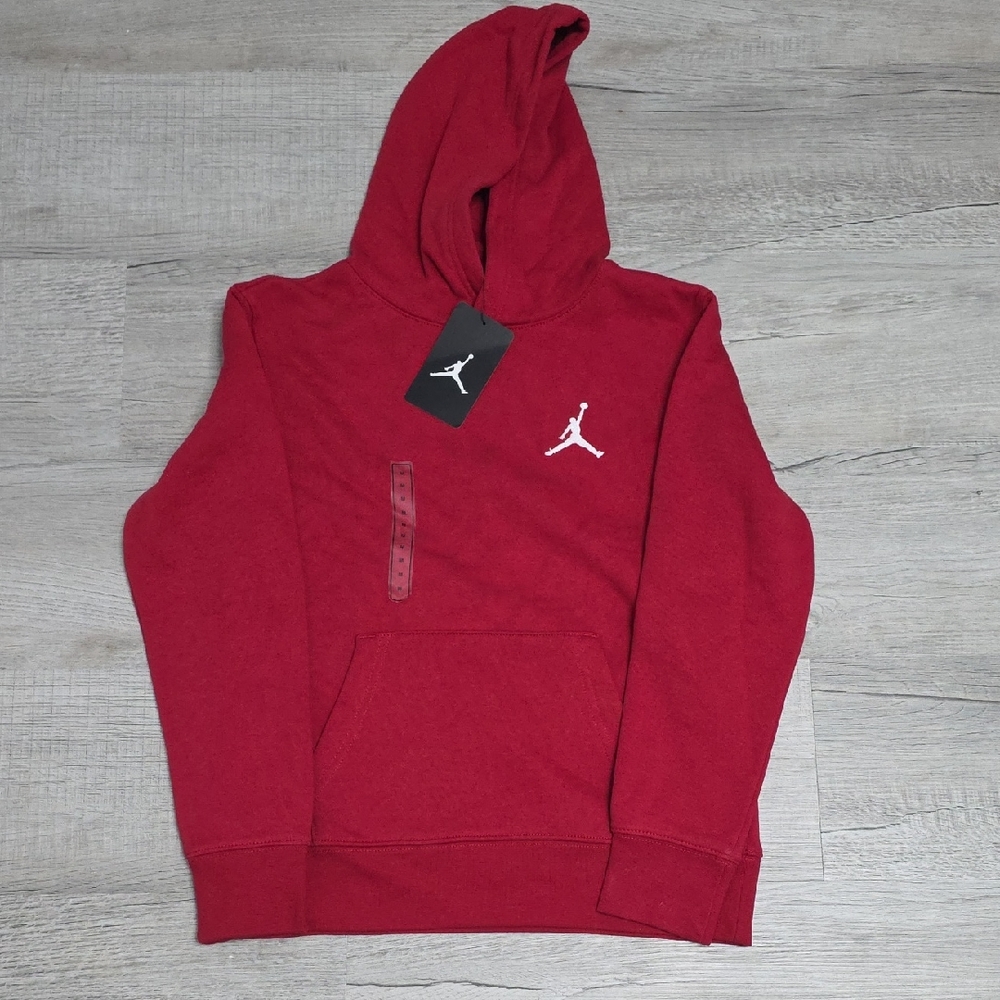 NWT Kids Jordan Red Hoodie - Size M